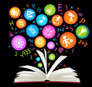 book symbol.The School of sciences